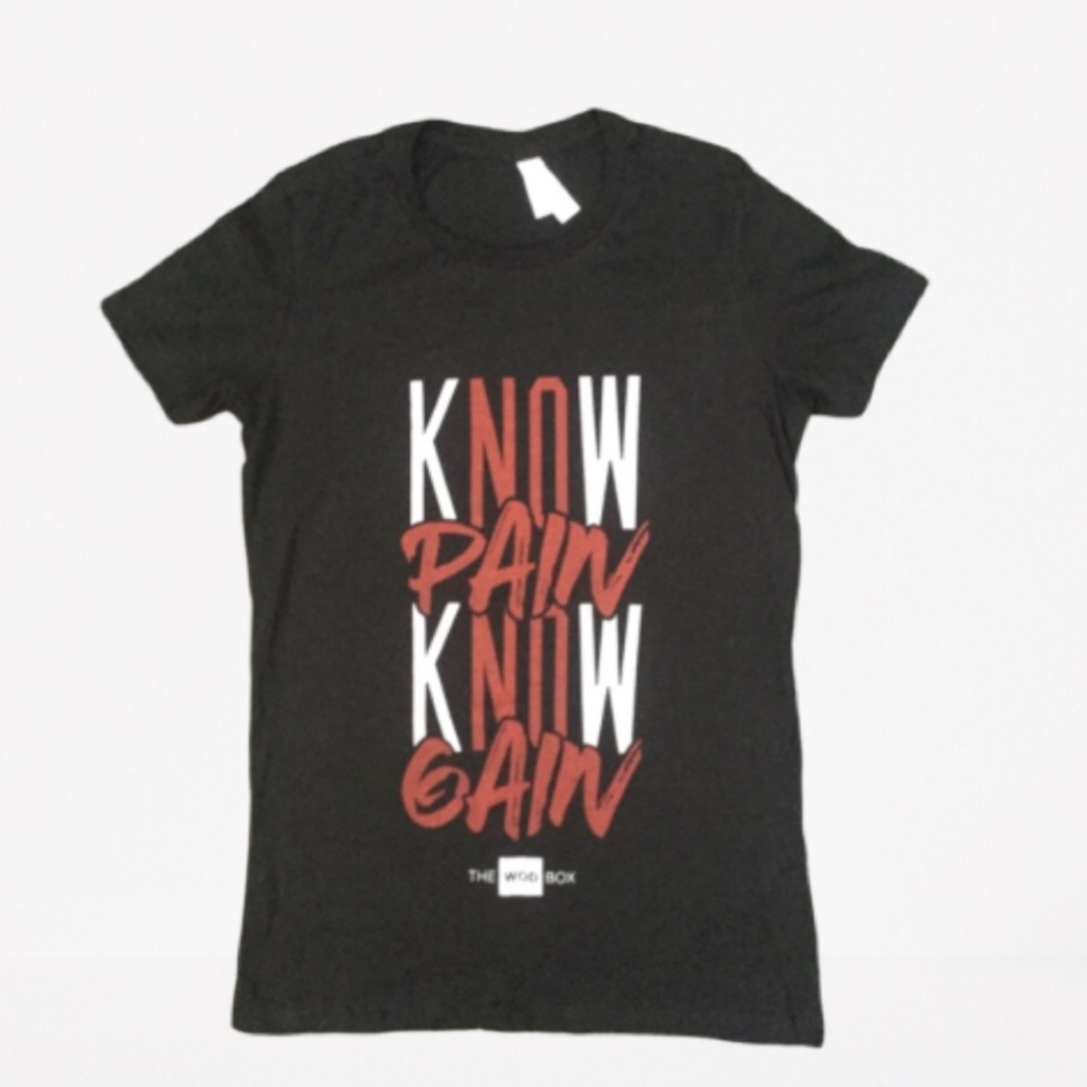 No Pain, No Gain Graphic Workout Tee